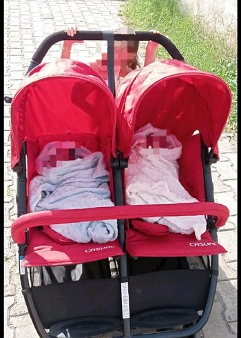 ikiz bebek arabası