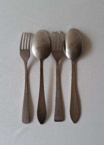 1980 Moskova Olimpiyatlarında Sporcuların Kullandığı Kaşık Çatal - Görsel 9