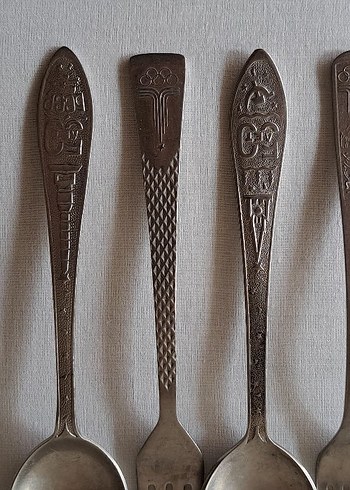 1980 Moskova Olimpiyatlarında Sporcuların Kullandığı Kaşık Çatal - Görsel 11