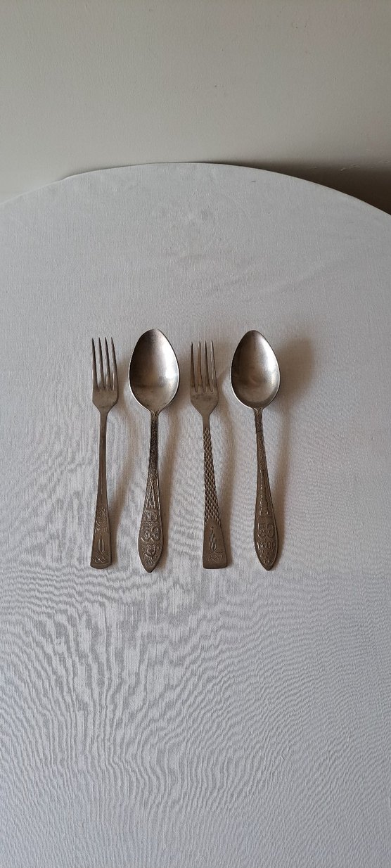 1980 Moskova Olimpiyatlarında Sporcuların Kullandığı Kaşık Çatal - Görsel 2