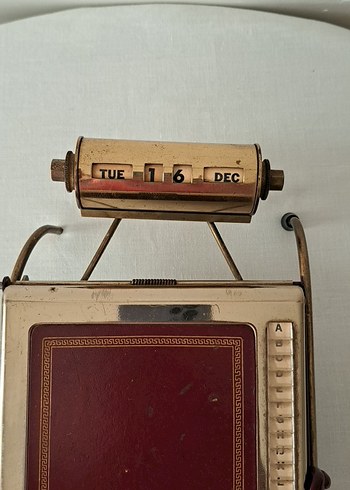 Antika Amerikan Malı Fihrist Sarı Akşamlar Pirinçtir - Görsel 4