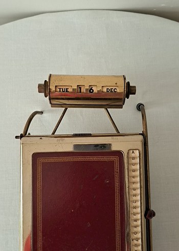 Antika Amerikan Malı Fihrist Sarı Akşamlar Pirinçtir - Görsel 13