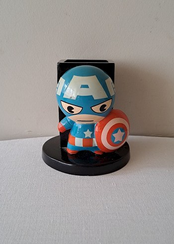 Miniso Kaptan Amerika Figür Kalem Kutu - Görsel 5