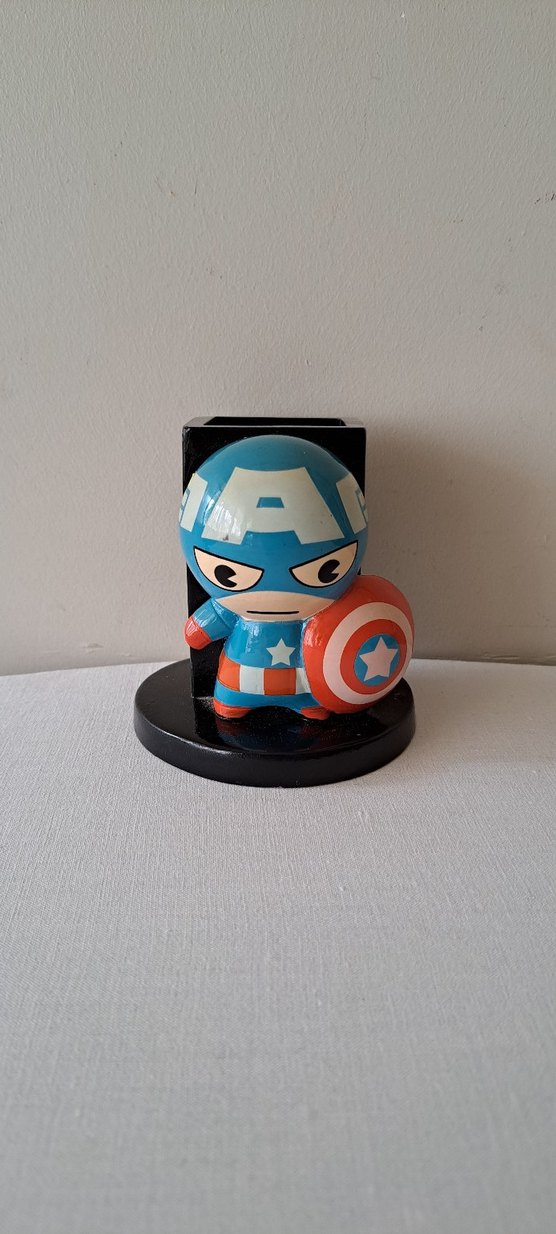 Miniso Kaptan Amerika Figür Kalem Kutu - Görsel 5