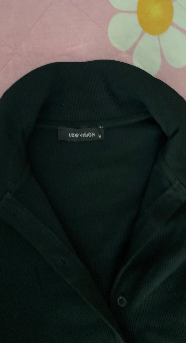 Düğmeli Siyah Uzun Kadın Elbise - Görsel 3