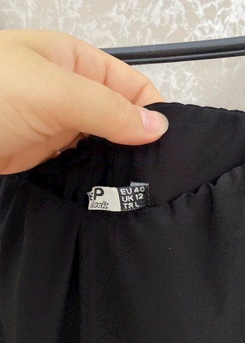 Siyah Drapeli Uzun Siyah Kadın Elbise - Görsel 6