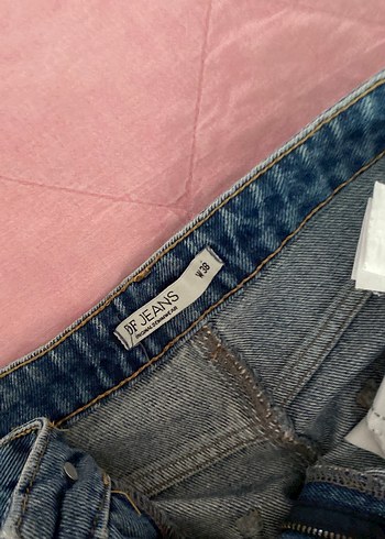 Kadın Mavi Yırtık Salaş Jean - Görsel 3