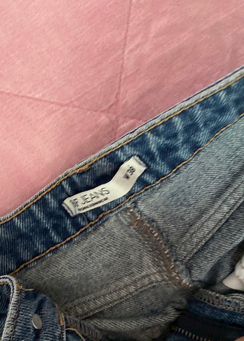 Kadın Mavi Yırtık Salaş Jean - Görsel 4