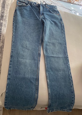 Gri Mavi Rahat Kesim Midi Denim Kadın Jean