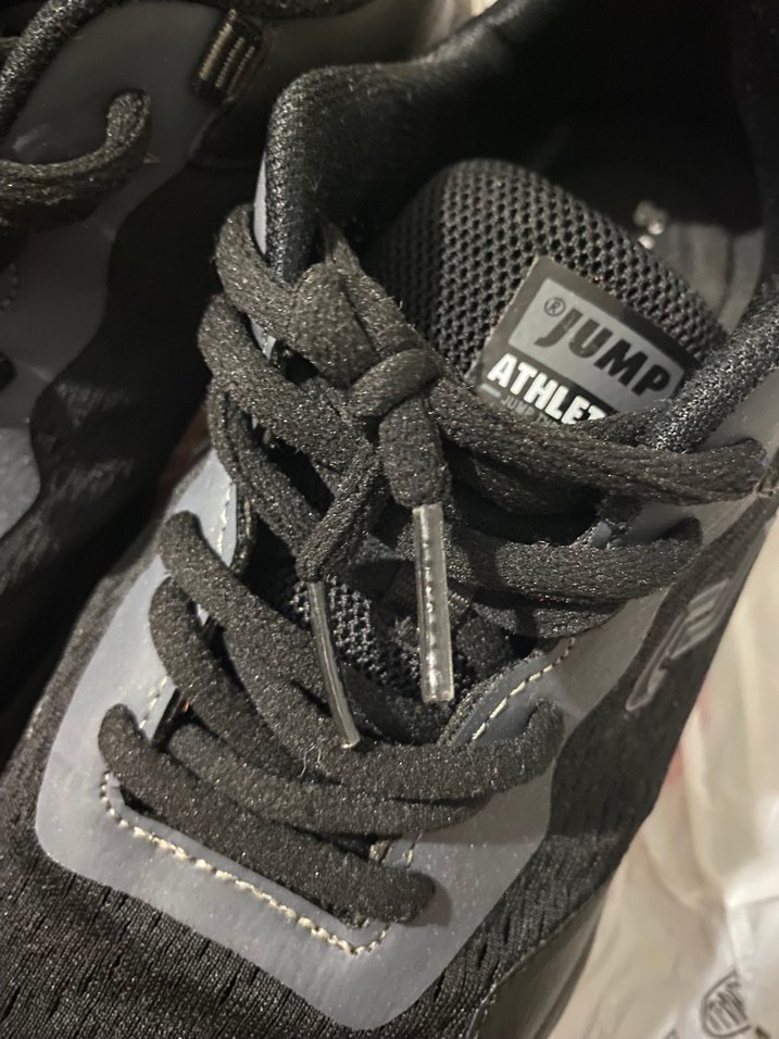 Siyah kadın Spor Ayakkabı Bağcıklı - Görsel 3