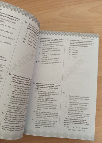 Optimus Maliye Soru Bankası Tamamı Çözümlü KPSS A GRUBU PEGEM - Görsel 2