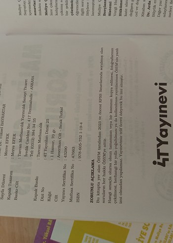 Maliye Çıkmış Sorular Kitabı 4T KPSS A GRUBU - Görsel 3