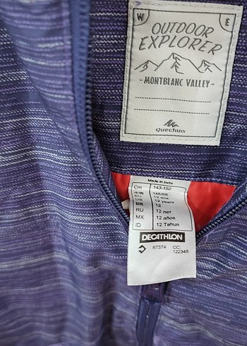 Decathlon kız kar montu - Görsel 4