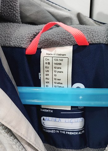 Decathlon kız çocuk kar montu - Görsel 6