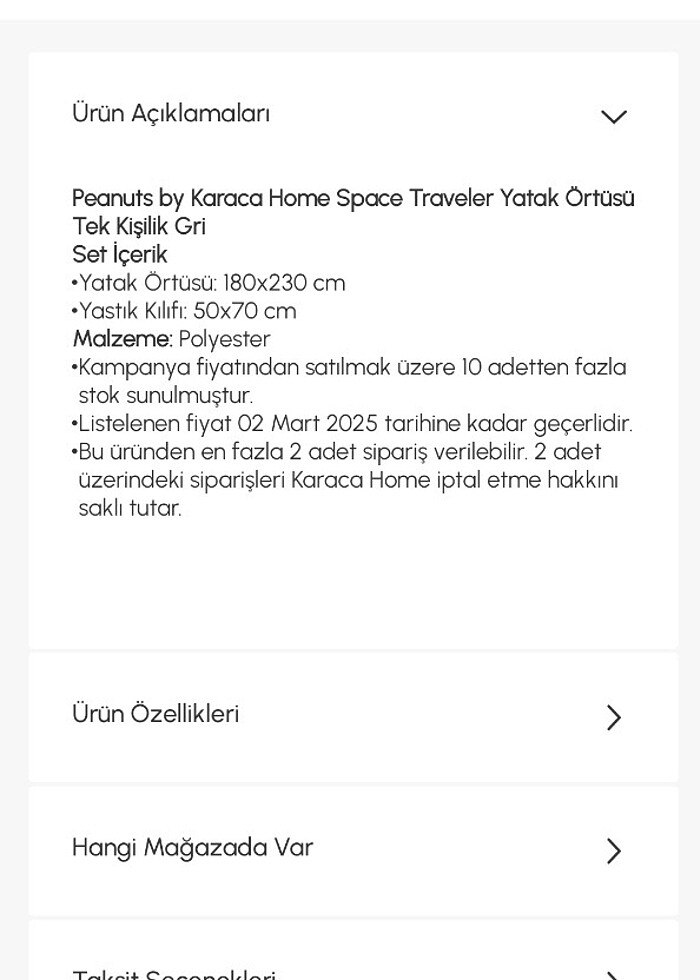 Karaca yatak örtüsü  - Görsel 3