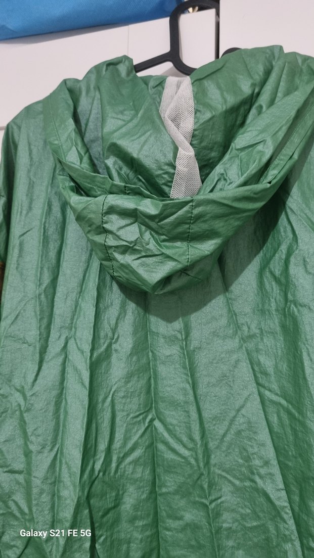 Yeşil Midi Uzunlukta  Kadın Yağmurluk - Görsel 2