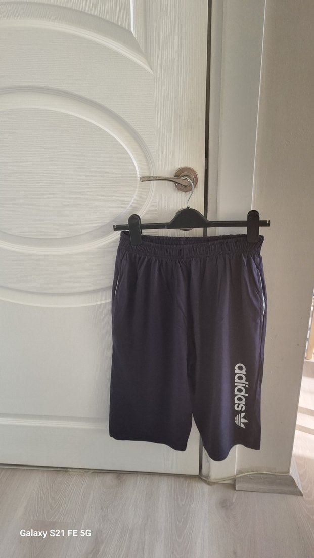 Erkek Lacivert Midi Şort - Görsel 2