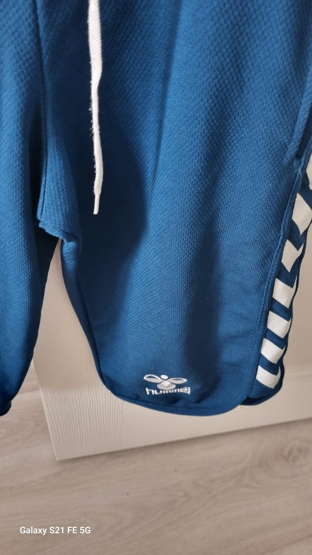 Erkek Mavi Kısa Spor Şort - Görsel 2