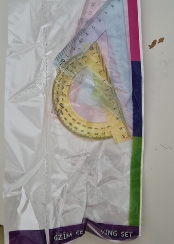 Renkli Okul Geometri Seti - Görsel 3