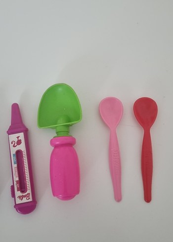 Renkli Oyuncak Mutfak Kaşık ve Termometre Seti - Görsel 3