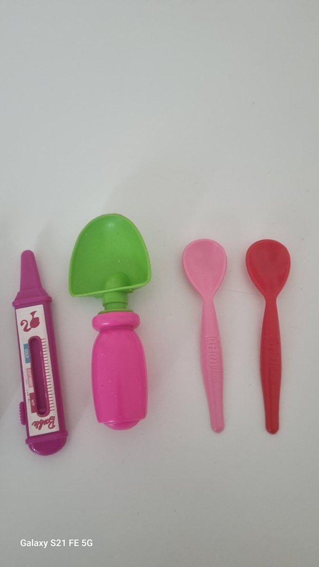 Renkli Oyuncak Mutfak Kaşık ve Termometre Seti - Görsel 3