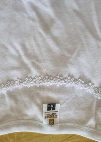 Beyaz Kız Çocuk Atlet - Görsel 2