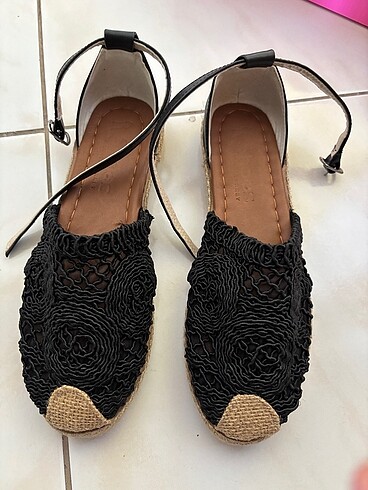 Zara Siyah espadril