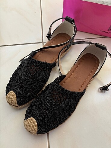 36 Beden siyah Renk Siyah espadril