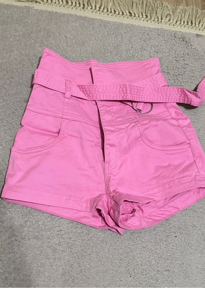 Pembe şort - Görsel 5