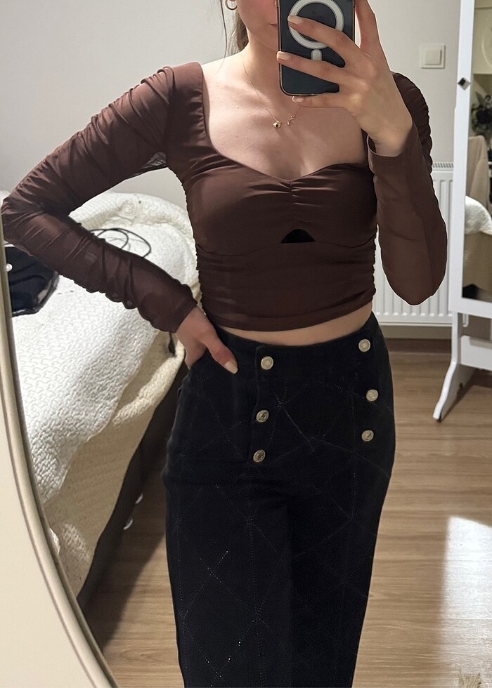 Tül buluz - Görsel 5