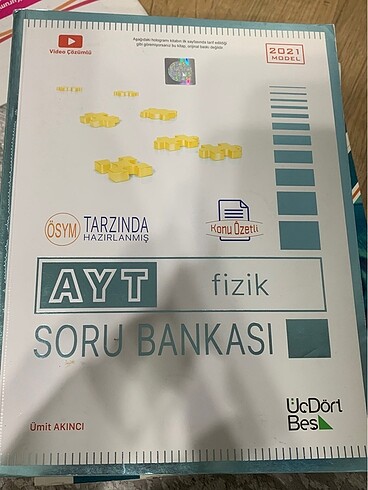 Ayt fizik soru bankası üçdörtbeş