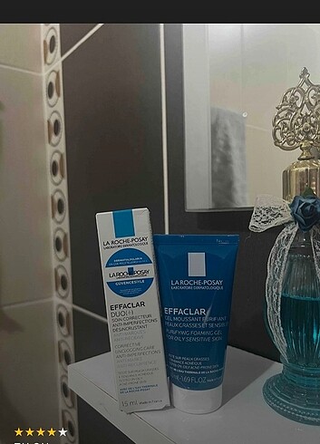 La roche posay effaclar temizleme jeli ve nemlendirici