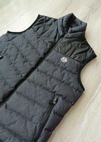 Gri Erkek Kapitone Yelek Fermuarlı - Görsel 8