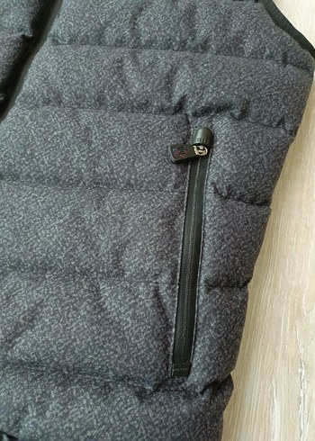 Gri Erkek Kapitone Yelek Fermuarlı - Görsel 11