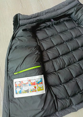 Gri Erkek Kapitone Yelek Fermuarlı - Görsel 13