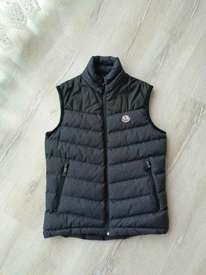 Gri Erkek Kapitone Yelek Fermuarlı - Görsel 2