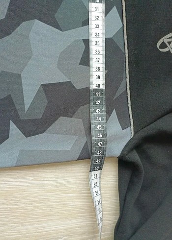 Kamuflaj Desenli Siyah Kapüşonlu Sweatshirt - Görsel 8