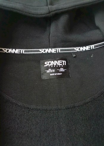 Kamuflaj Desenli Siyah Kapüşonlu Sweatshirt - Görsel 7