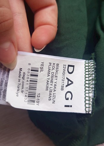 DAGİ KIZ ÇOCUK PİJAMA TAKIMI - Görsel 5