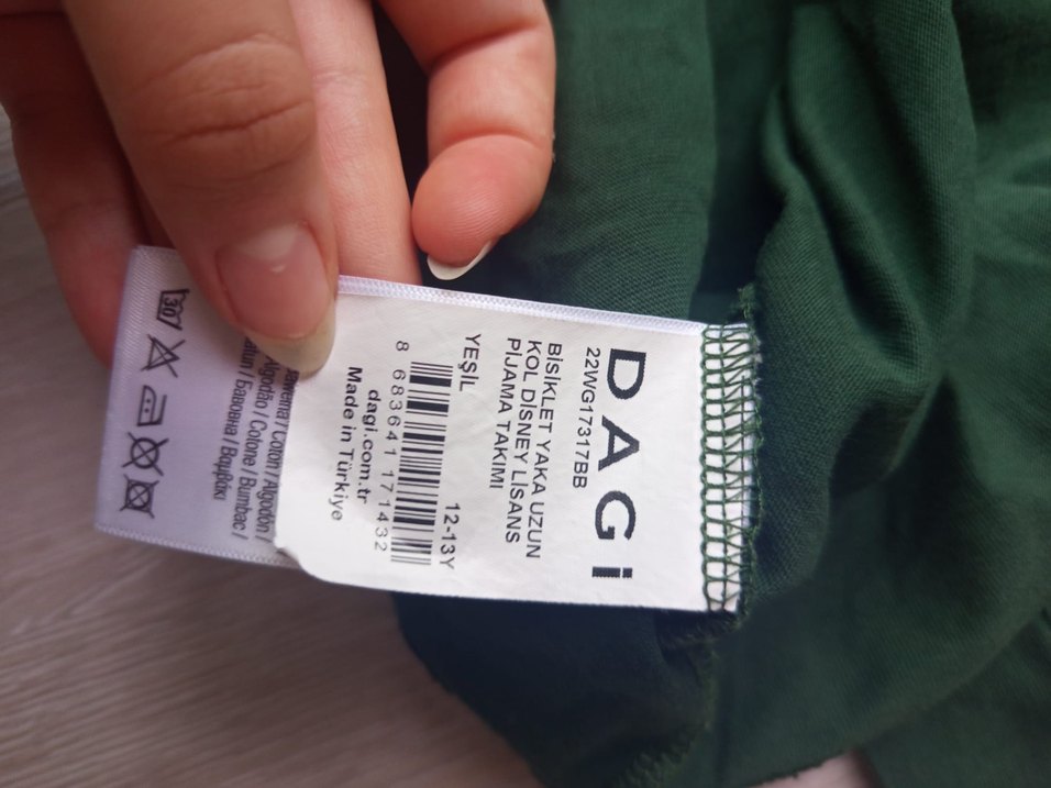 DAGİ KIZ ÇOCUK PİJAMA TAKIMI - Görsel 5