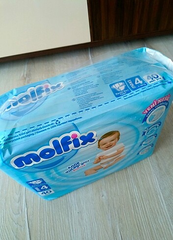 Molfix 4 numara bebek bezi 2 paket