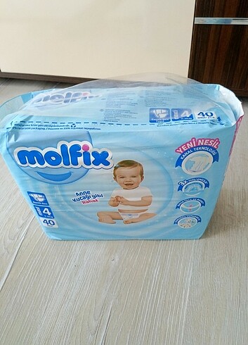 Molfix Molfix 4 numara bebek bezi 2 paket