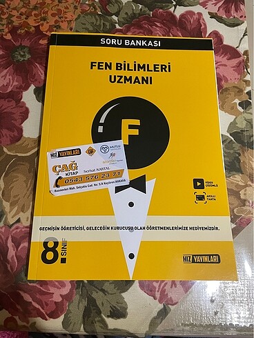 SIFIR HIZ YAYINLARI 8.SINIF FEN BİLİMLERİ UZMANI SORU BANKASI