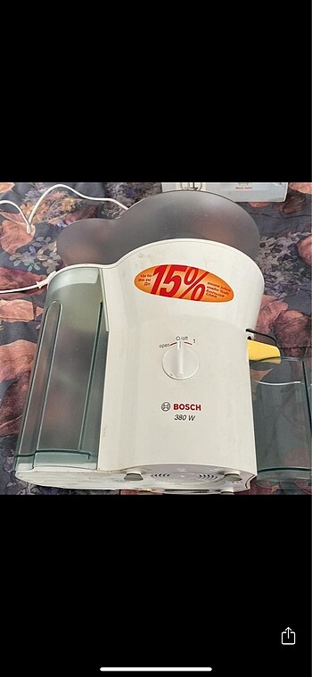 Bosch meyve sıkacağı - Görsel 2