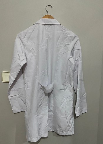 Düğmeli Beyaz önlük - Görsel 2