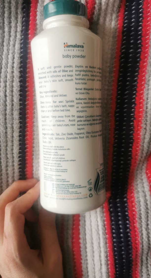 Himalaya Bebek Pudrası 100g - Görsel 2