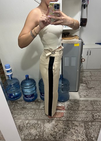 İpekyol Pantolon Bej Düz Kesim Şık - Görsel 2