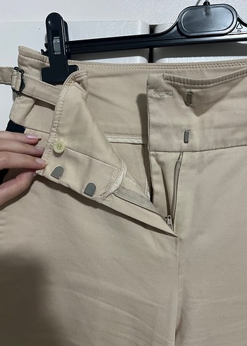 İpekyol Pantolon Bej Düz Kesim Şık - Görsel 5