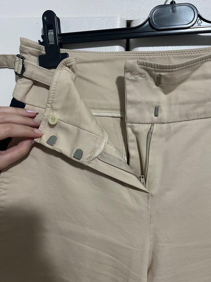 İpekyol Pantolon Bej Düz Kesim Şık - Görsel 5