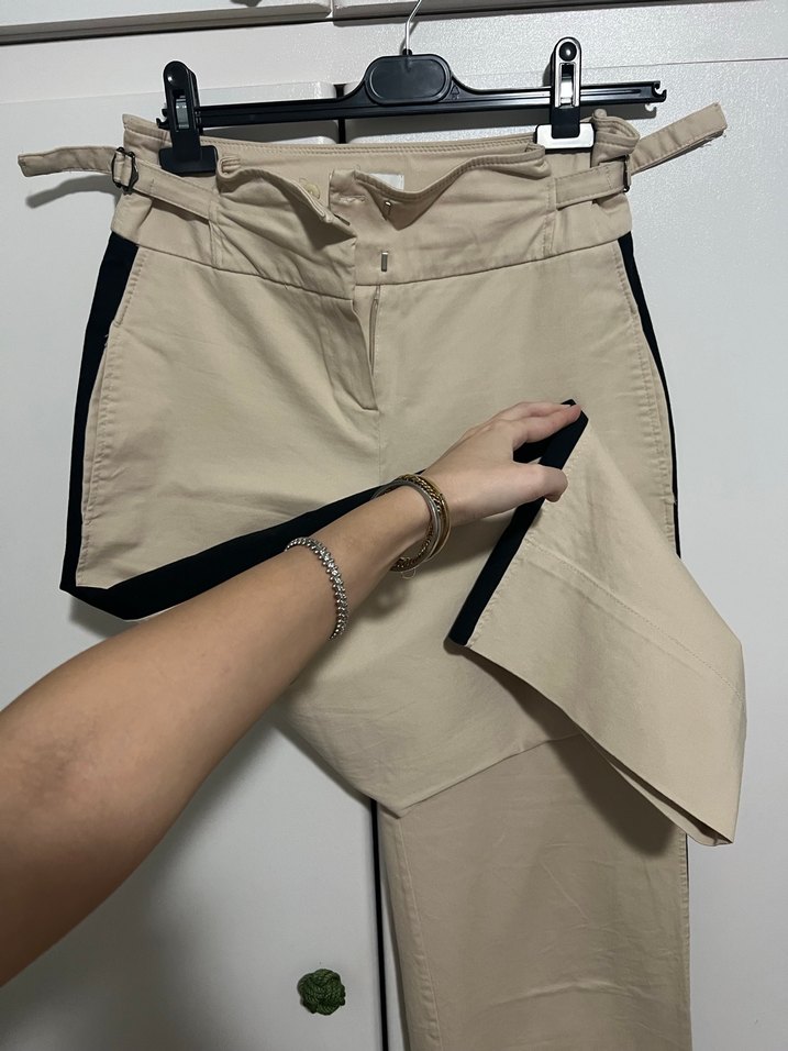 İpekyol Pantolon Bej Düz Kesim Şık - Görsel 3